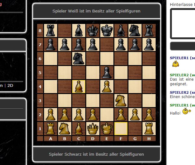 Schachportal auf schachportal.net - spiele Schach mit deinen Freunden!